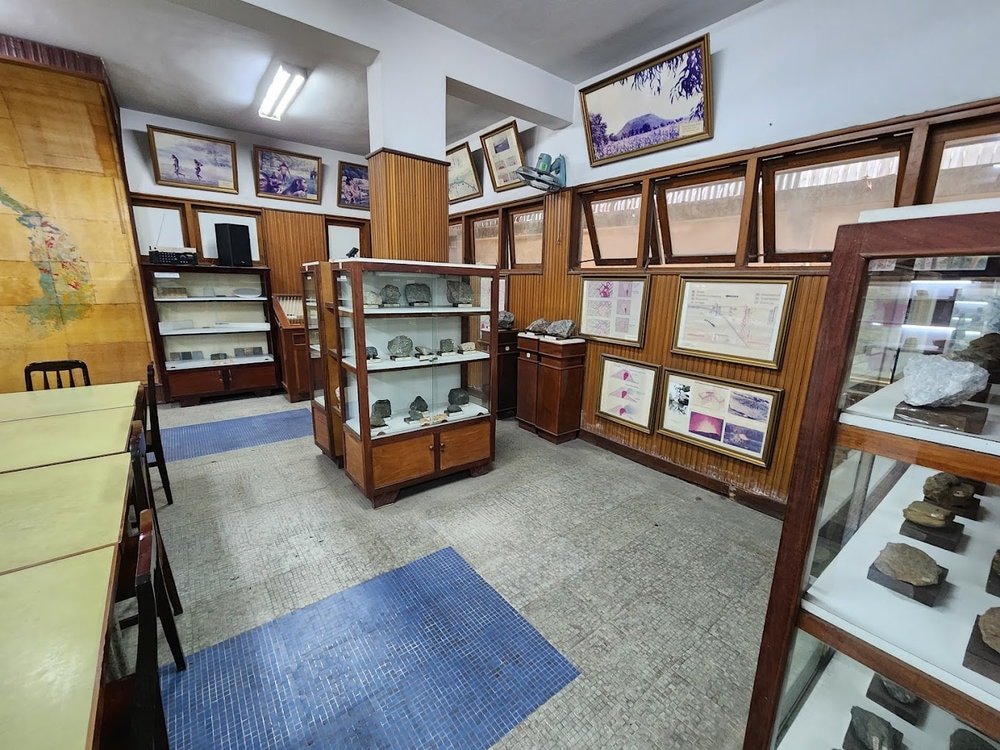 The museum features an early modern Vietnamese architectural style